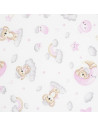 BN-53008,Saltea patut bebe, New Baby, Din spuma, Cu husa detasabila, 120x60x6 cm, 0 luni+, Pink Koala