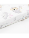 BN-53008,Saltea patut bebe, New Baby, Din spuma, Cu husa detasabila, 120x60x6 cm, 0 luni+, Pink Koala