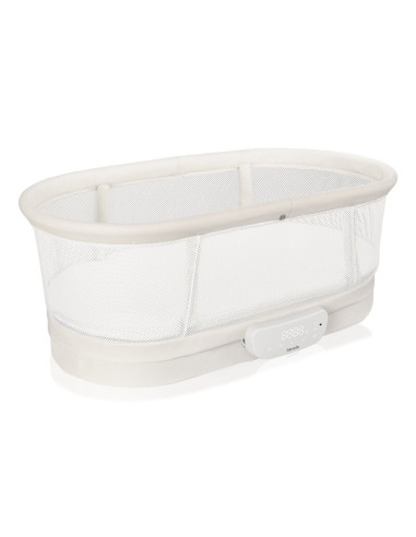 BN-LO-Coral_White,Patut balansoar, Lionelo, Coral, Cu landou ergonomic detasabil, Functie de balansare integrata, Functie de can