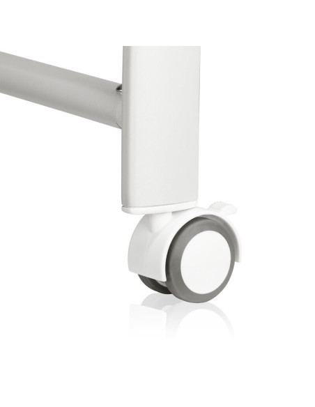 BN-LO-Coral_White,Patut balansoar, Lionelo, Coral, Cu landou ergonomic detasabil, Functie de balansare integrata, Functie de can