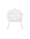 BN-LO-Coral_White,Patut balansoar, Lionelo, Coral, Cu landou ergonomic detasabil, Functie de balansare integrata, Functie de can