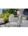 BN-LO-Coral_White,Patut balansoar, Lionelo, Coral, Cu landou ergonomic detasabil, Functie de balansare integrata, Functie de can
