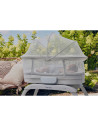 BN-LO-Coral_White,Patut balansoar, Lionelo, Coral, Cu landou ergonomic detasabil, Functie de balansare integrata, Functie de can