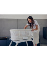 BN-LO-Coral_White,Patut balansoar, Lionelo, Coral, Cu landou ergonomic detasabil, Functie de balansare integrata, Functie de can