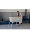 BN-LO-Coral_White,Patut balansoar, Lionelo, Coral, Cu landou ergonomic detasabil, Functie de balansare integrata, Functie de can