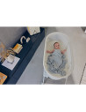 BN-LO-Coral_White,Patut balansoar, Lionelo, Coral, Cu landou ergonomic detasabil, Functie de balansare integrata, Functie de can