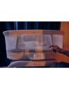 BN-LO-Coral_White,Patut balansoar, Lionelo, Coral, Cu landou ergonomic detasabil, Functie de balansare integrata, Functie de can