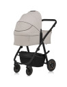 BN-LO-AMBER_PLUS_3IN1_BEIGE_SAND,Carucior 3 in 1, Lionelo, Amber Plus, Cadru aluminiu, Cu landou intarit si salteluta moale, Cu 