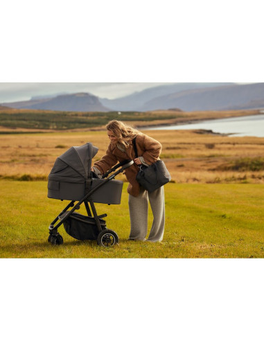 BN-LO-AMBER_PLUS_3IN1_BEIGE_SAND,Carucior 3 in 1, Lionelo, Amber Plus, Cadru aluminiu, Cu landou intarit si salteluta moale, Cu 