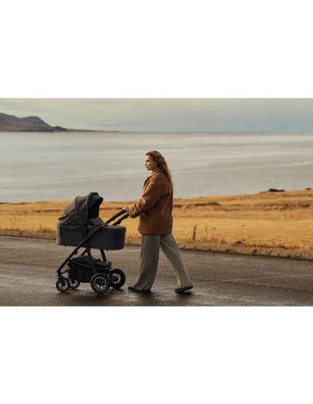 BN-LO-AMBER_PLUS_3IN1_BEIGE_SAND,Carucior 3 in 1, Lionelo, Amber Plus, Cadru aluminiu, Cu landou intarit si salteluta moale, Cu 