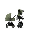 BN-LO-AMBER_PLUS_3IN1_GREEN_FOREST,Carucior 3 in 1, Lionelo, Amber Plus, Cadru aluminiu, Cu landou intarit si salteluta moale, C