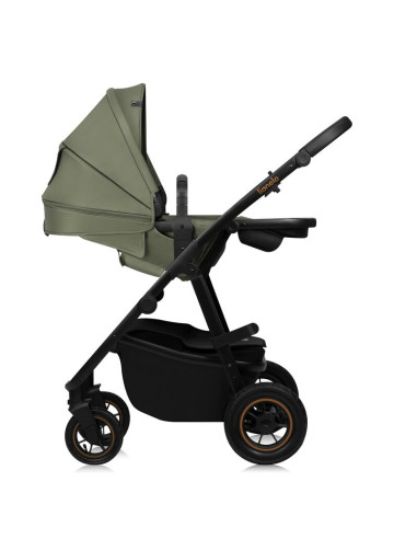 BN-LO-AMBER_PLUS_3IN1_GREEN_FOREST,Carucior 3 in 1, Lionelo, Amber Plus, Cadru aluminiu, Cu landou intarit si salteluta moale, C
