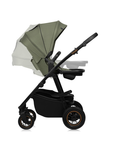 BN-LO-AMBER_PLUS_3IN1_GREEN_FOREST,Carucior 3 in 1, Lionelo, Amber Plus, Cadru aluminiu, Cu landou intarit si salteluta moale, C
