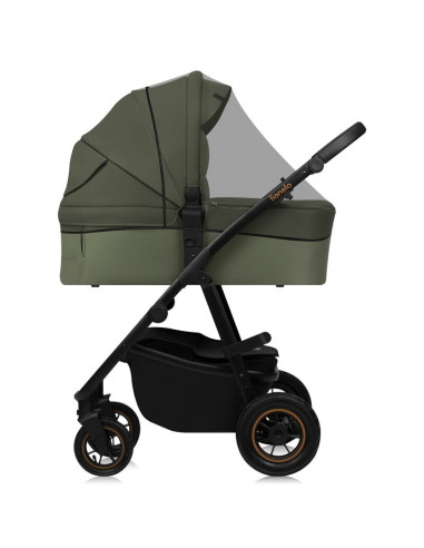 BN-LO-AMBER_PLUS_3IN1_GREEN_FOREST,Carucior 3 in 1, Lionelo, Amber Plus, Cadru aluminiu, Cu landou intarit si salteluta moale, C