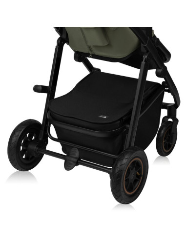 BN-LO-AMBER_PLUS_3IN1_GREEN_FOREST,Carucior 3 in 1, Lionelo, Amber Plus, Cadru aluminiu, Cu landou intarit si salteluta moale, C