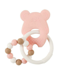 BN-877657,Jucarie dentitie, Nattou, Din silicon, Utilizabila si individual ca jucarie zornaitoare, Calmeaza si amelioreaza durer