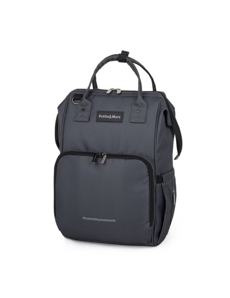 BN-507840,Rucsac pentru mamici, Petite&Mars, Jack, Cu 11 compartimente, Cu buzunare termice, Saltea de infasat inclusa, 30 x 42 