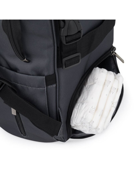 BN-507840,Rucsac pentru mamici, Petite&Mars, Jack, Cu 11 compartimente, Cu buzunare termice, Saltea de infasat inclusa, 30 x 42 