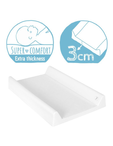 BN-W-203-079-101,Saltea de infasat, Ceba Baby, Confort, 50x70 cm, Atasabila la patut, Fara BPA, 0 luni+, Caro White
