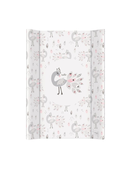 BN-W-203-120-608,Saltea de infasat, Ceba Baby, Confort, 50x70 cm, Atasabila la patut, Fara BPA, 0 luni+, Lolly Polly Peacock
