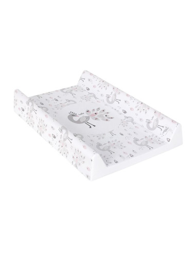 BN-W-203-120-608,Saltea de infasat, Ceba Baby, Confort, 50x70 cm, Atasabila la patut, Fara BPA, 0 luni+, Lolly Polly Peacock