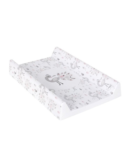 BN-W-203-120-608,Saltea de infasat, Ceba Baby, Confort, 50x70 cm, Atasabila la patut, Fara BPA, 0 luni+, Lolly Polly Peacock