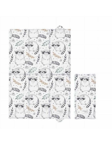 BN-W-305-000-636,Saltea de infasat, Ceba Baby, Pliabila, 60 x 40 cm, Raccoon