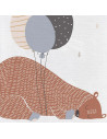 BN-W-143-000-638,Saltea de infasat, Ceba Baby, Moale, Fara ftalati, 70 x 50 cm, Bear