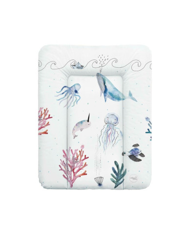 BN-W-143-123-652,Saltea de infasat, Ceba Baby, Moale, Fara ftalati, 70 x 50 cm, Watercolor World Ocean