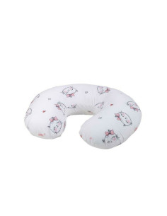 BN-83976,Perna alaptare, Bubaba, Cu husa detasabila, 70x60x18 cm, Kitties&Hearts/White