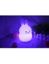 BN-84973,Lampa de veghe, FreeON, Silicon moale, Cu telecomanda si cablu USB, Cu 9 culori diferite si cronometru, Rabbit