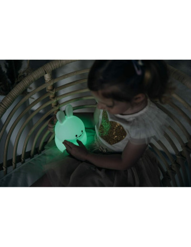 BN-84980,Lampa de veghe, FreeON, Silicon moale, Cu telecomanda si cablu USB, Cu 9 culori diferite si cronometru, Owl