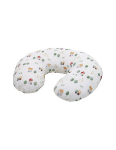 BN-83969,Perna alaptare, Bubaba, Cu husa detasabila, 70x60x18 cm, Farm/White