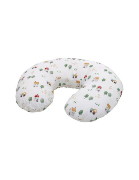 BN-83969,Perna alaptare, Bubaba, Cu husa detasabila, 70x60x18 cm, Farm/White