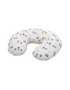 BN-83969,Perna alaptare, Bubaba, Cu husa detasabila, 70x60x18 cm, Farm/White