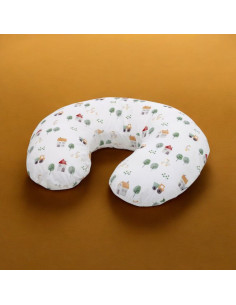 BN-83969,Perna alaptare, Bubaba, Cu husa detasabila, 70x60x18 cm, Farm/White 2
