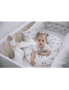 BN-83969,Perna alaptare, Bubaba, Cu husa detasabila, 70x60x18 cm, Farm/White
