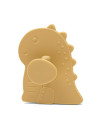 BN-56995,Perie de baie, New Baby, Din silicon, Cu peri moi, Maner ergonomic, Pentru pielea sensibila, 8x11 cm, 0 luni+, Dinosaur
