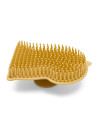 BN-56995,Perie de baie, New Baby, Din silicon, Cu peri moi, Maner ergonomic, Pentru pielea sensibila, 8x11 cm, 0 luni+, Dinosaur