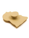 BN-56995,Perie de baie, New Baby, Din silicon, Cu peri moi, Maner ergonomic, Pentru pielea sensibila, 8x11 cm, 0 luni+, Dinosaur