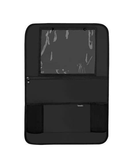 BN-LO-SEATORGANIZER_BLACK,Organizator auto, Lionelo, Cu 5 buzunare de diferite dimensiuni, Cu buzunar pentru tableta, Montare cu