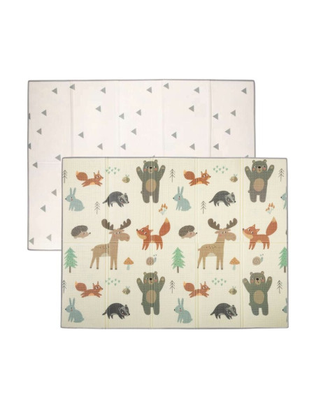 BN-83556,Covoras de joaca, FreeON, Magic Friends, Cu doua fete, Pliabil, Protectie impotriva loviturilor, 200 x 150 cm, Cu Impri