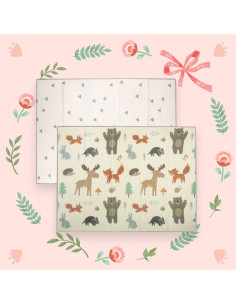 BN-83556,Covoras de joaca, FreeON, Magic Friends, Cu doua fete, Pliabil, Protectie impotriva loviturilor, 200 x 150 cm, Cu Impri 2