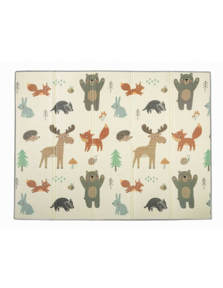 BN-83556,Covoras de joaca, FreeON, Magic Friends, Cu doua fete, Pliabil, Protectie impotriva loviturilor, 200 x 150 cm, Cu Impri
