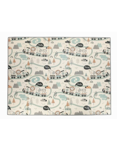 BN-83563,Covoras de joaca, FreeON, Magic Road, Cu doua fete, Pliabil, Protectie impotriva loviturilor, 200 x 150 cm, Cu Imprimeu