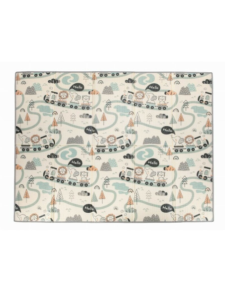 BN-83563,Covoras de joaca, FreeON, Magic Road, Cu doua fete, Pliabil, Protectie impotriva loviturilor, 200 x 150 cm, Cu Imprimeu