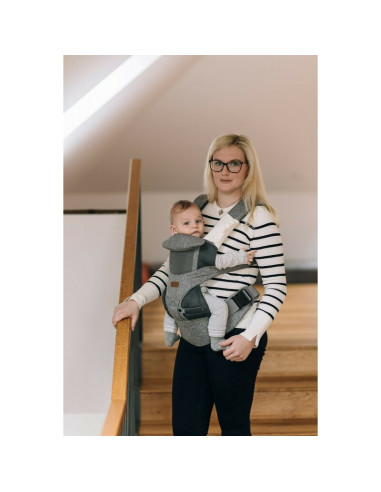 BN-82047,Marsupiu bebe, FreeON, Carry Me, 3 in 1, De la 4 luni pana la 15 kg, Tesatura din plasa 3D, Confortabil si sigur pentru
