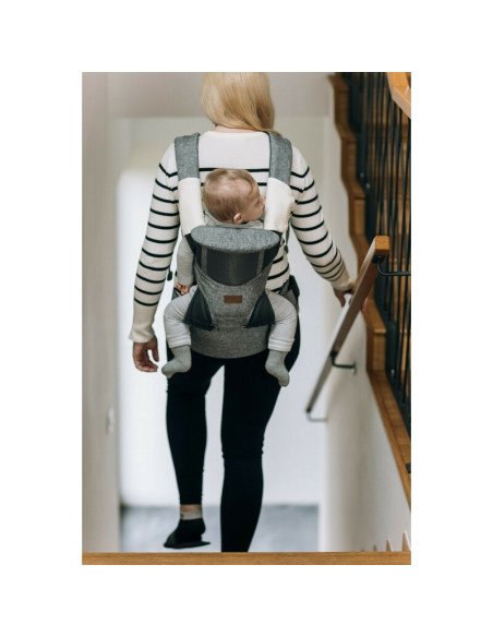 BN-82047,Marsupiu bebe, FreeON, Carry Me, 3 in 1, De la 4 luni pana la 15 kg, Tesatura din plasa 3D, Confortabil si sigur pentru