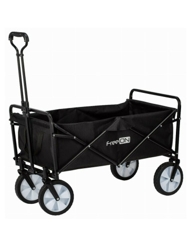 BN-81606,Carucior pliabil, FreeON, Pentru transportul diferitelor obiecte atat in casa, cat si in vacanta, Cu 2 buzunare, Maner 