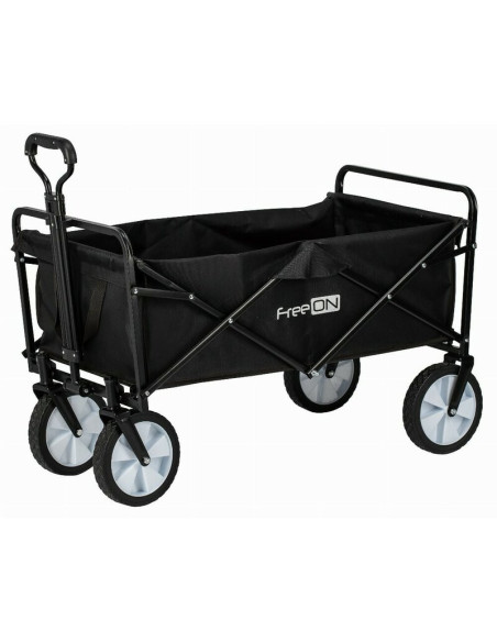 BN-81606,Carucior pliabil, FreeON, Pentru transportul diferitelor obiecte atat in casa, cat si in vacanta, Cu 2 buzunare, Maner 